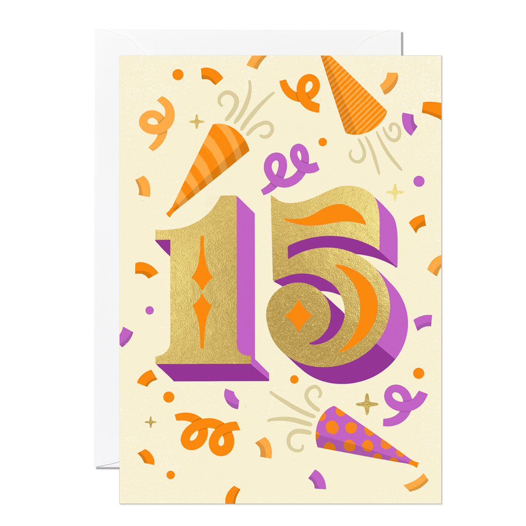 15th Birthday Card