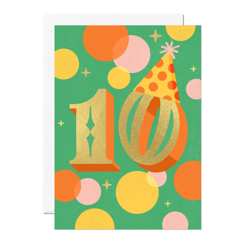 10th Birthday Card