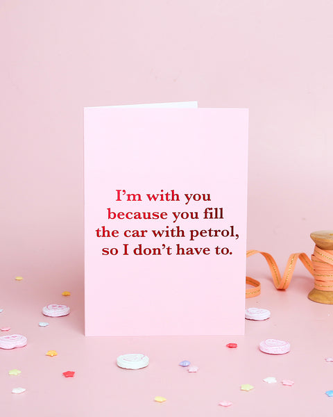 Valentine's Day Card - Petrol