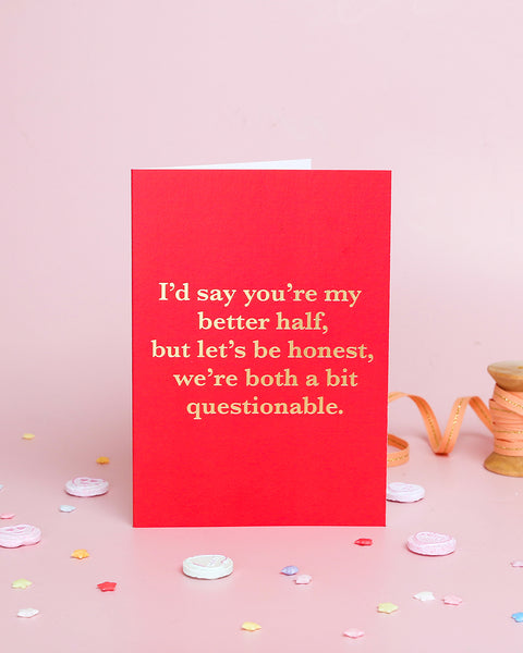 Valentine's Day Card - Better Half