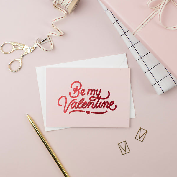 Be My Valentine Card