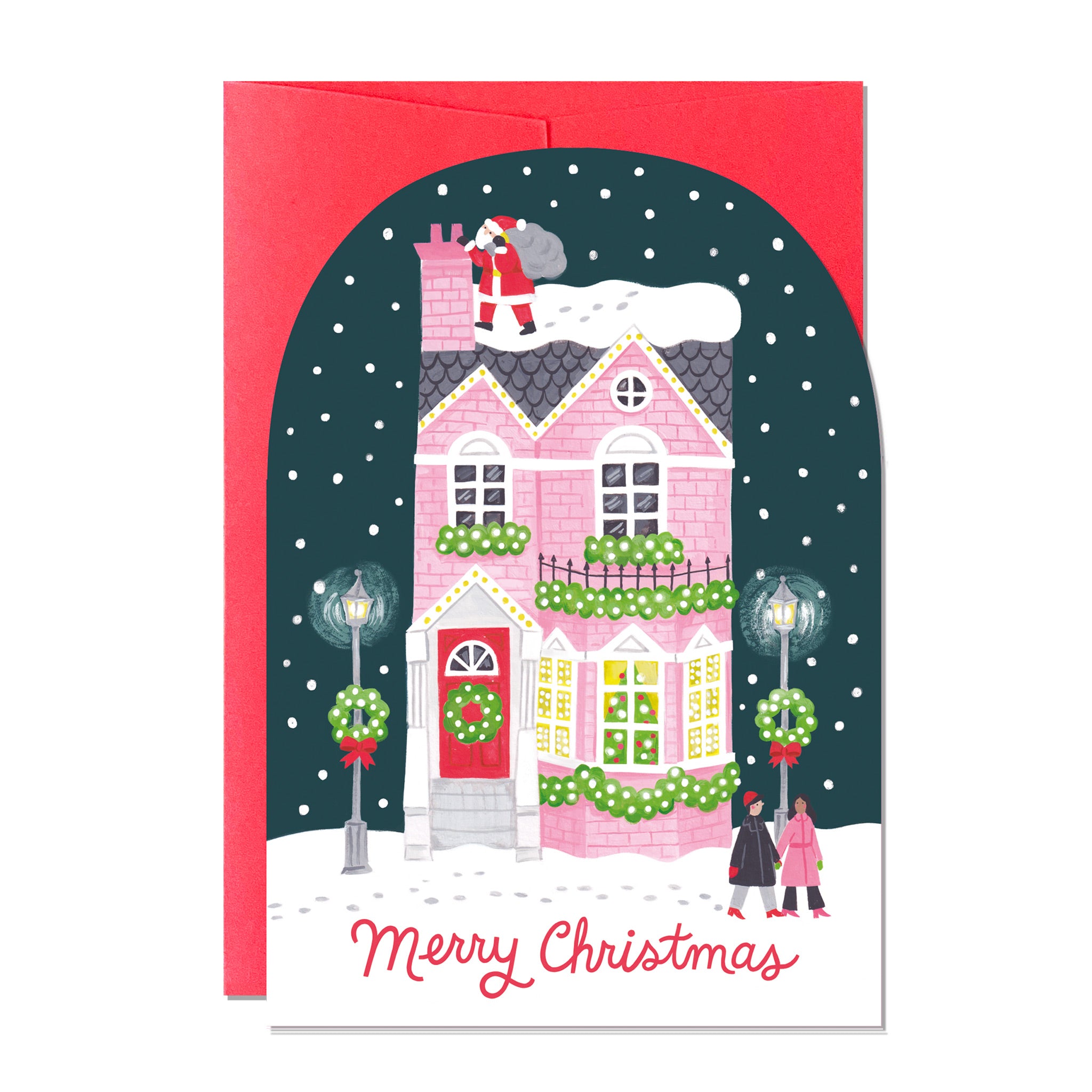 Pre-order: Christmas Townhouse (pack of 6)