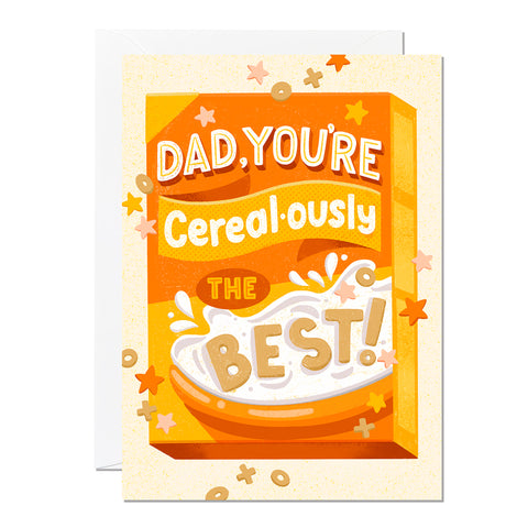 Dad Cerealously The Best (pack of 6)