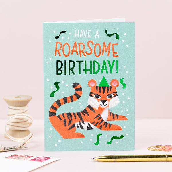 Birthday Tiger (pack of 6)