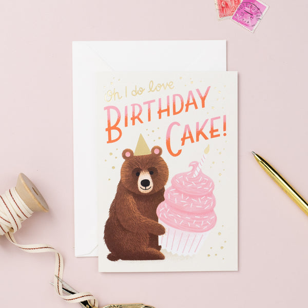 Birthday Bear (pack of 6)